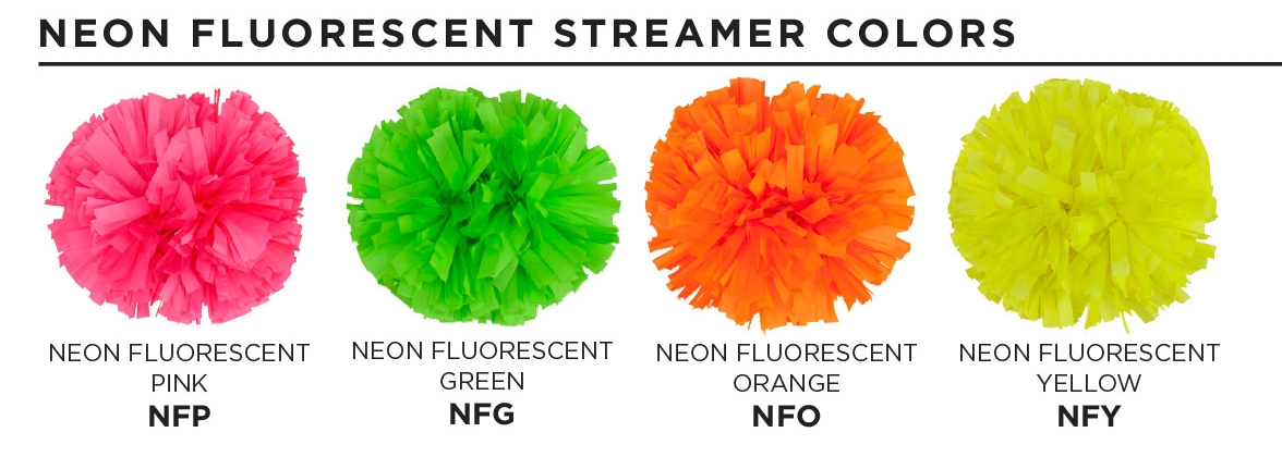 Neon Fluorescent Poms